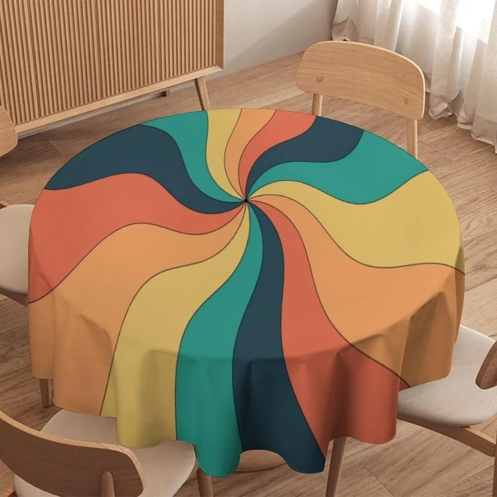 Retro Groovy Swirl Round Table - Century Textile & Sewing Supply Avenue C North Saskatoon Sk ulasan dan harga