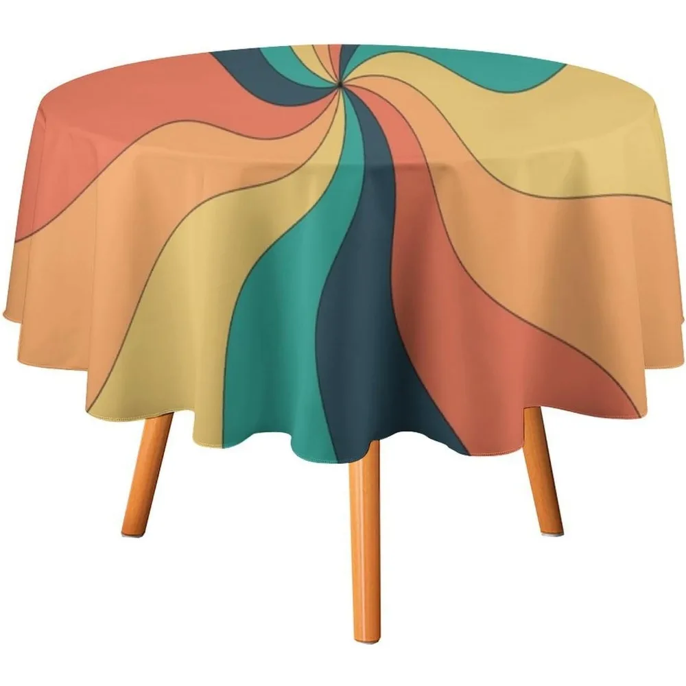 Retro Groovy Swirl Round Table - Century Textile & Sewing Supply Avenue C North Saskatoon Sk ulasan dan harga