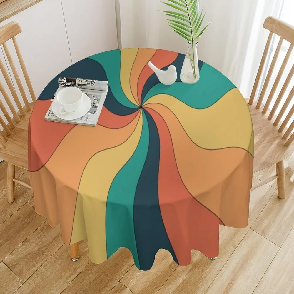 Retro Groovy Swirl Round Table - Century Textile & Sewing Supply Avenue C North Saskatoon Sk ulasan dan harga