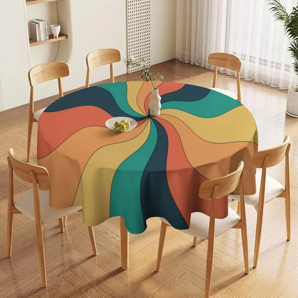 Retro Groovy Swirl Round Table - Century Textile & Sewing Supply Avenue C North Saskatoon Sk ulasan dan harga