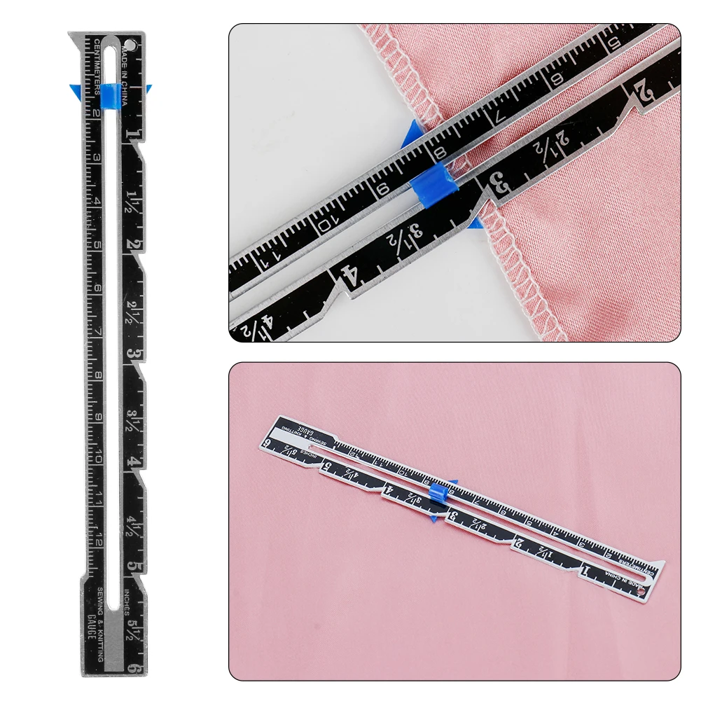 5-IN-1 Sewing Seam Ruler Measu - Sewing Gauge Ruler ulasan dan harga