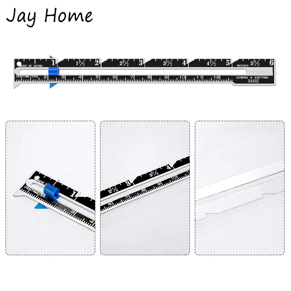 2/4PCS Sliding Gauge Sewing Me - Sewing Gauge Ruler ulasan dan harga