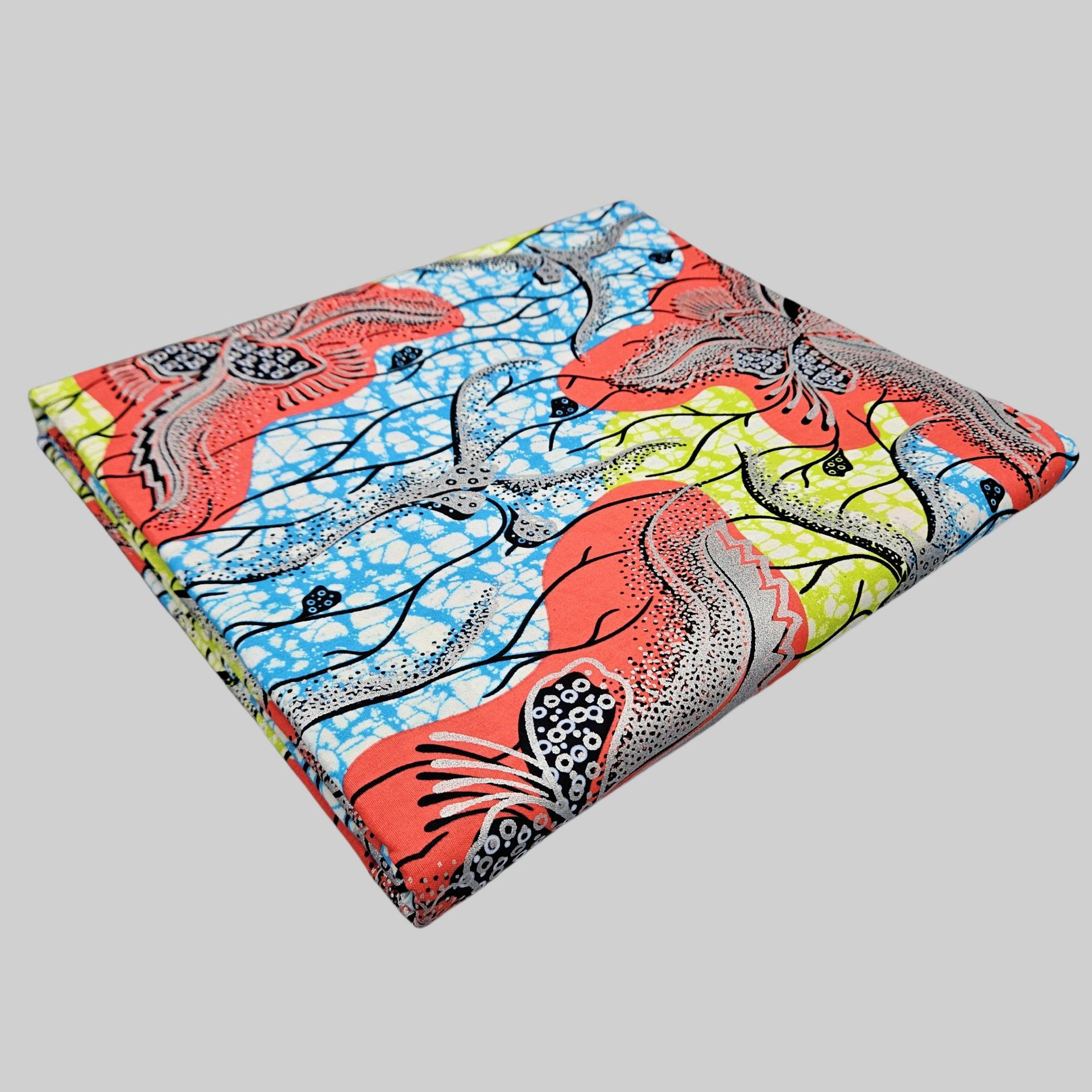 6Yards Long Printed Multicolor - Sewing Batik Fabric ulasan dan harga