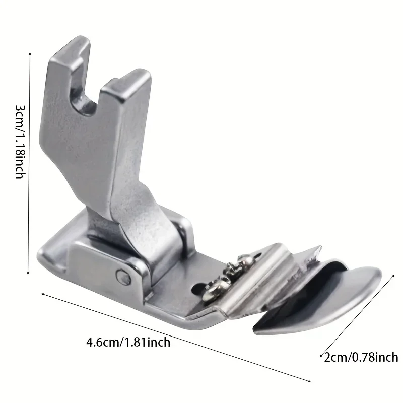 Adjustable No-Iron Hemmer Foot - Textile Sewing Machine ulasan dan harga