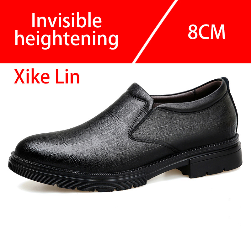 Casual Men's Leather Shoes Com - Sewing Latex ulasan dan harga