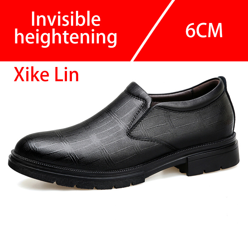 Casual Men's Leather Shoes Com - Sewing Latex ulasan dan harga