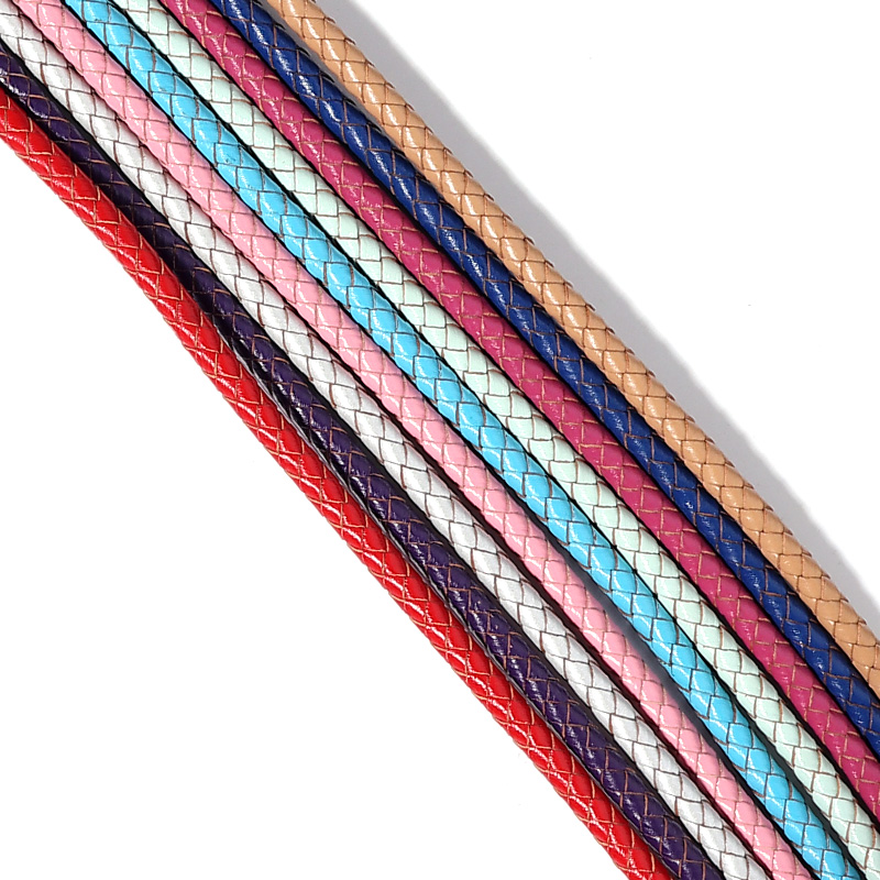 1M/Lot 6mm Braided Genuine Lea - Sewing Thread In Textile ulasan dan harga