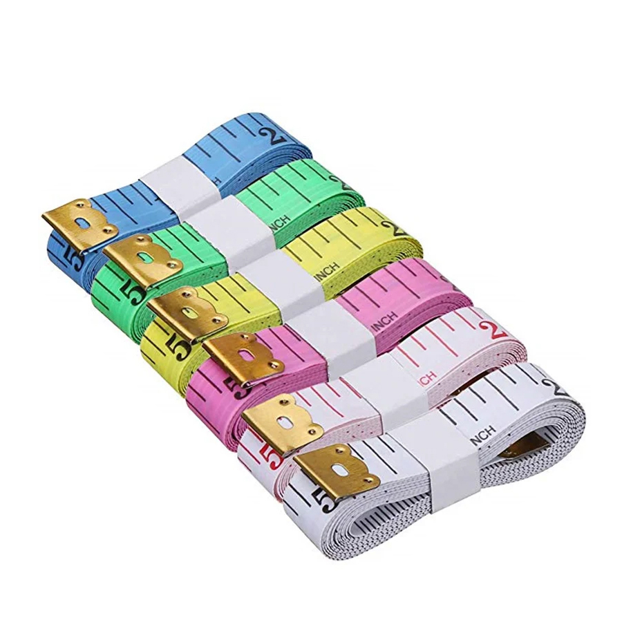 *1/5/10Pcs 150cm/60-Inch Soft  - Sewing Gauge Ruler ulasan dan harga