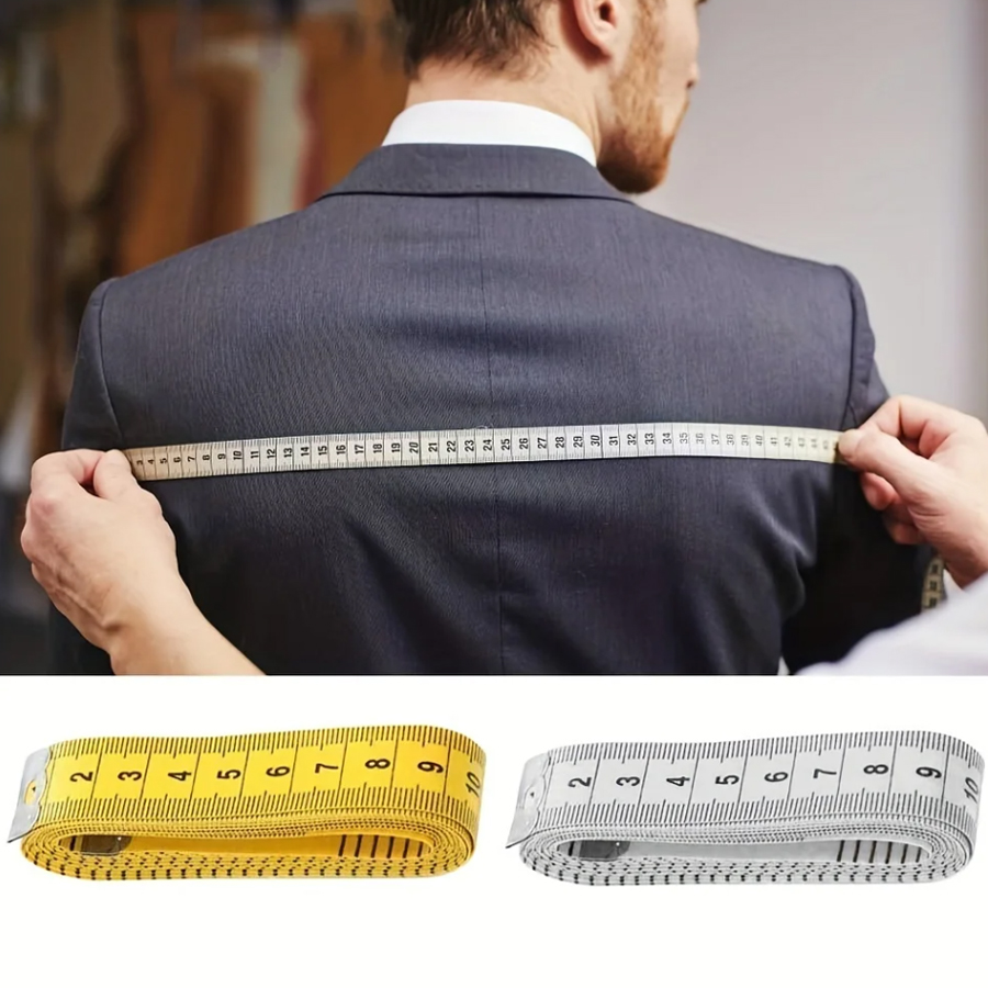 *1/5/10Pcs 150cm/60-Inch Soft  - Sewing Gauge Ruler ulasan dan harga