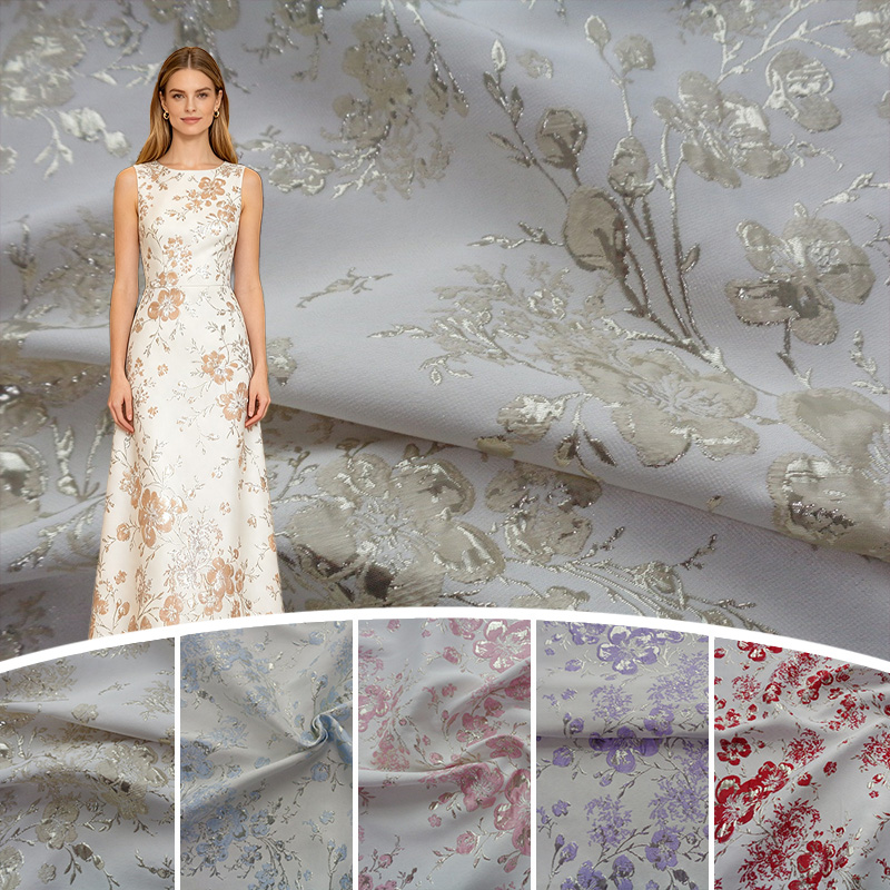 100x145cm Floral Embossed Jacq - Sewing Thread In Textile ulasan dan harga