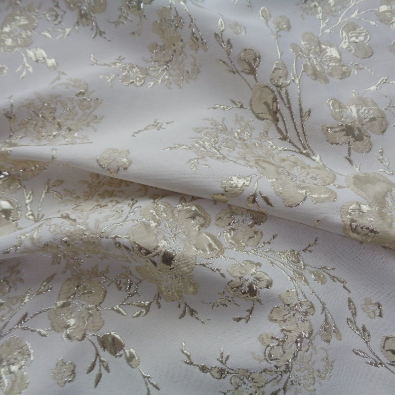 100x145cm Floral Embossed Jacq - Sewing Thread In Textile ulasan dan harga