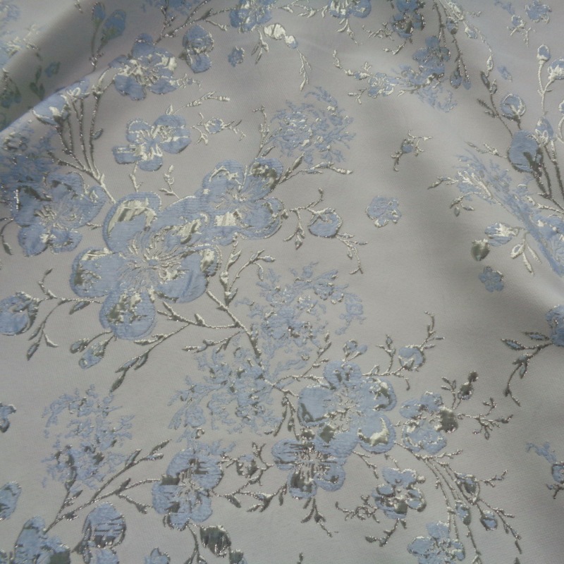 100x145cm Floral Embossed Jacq - Sewing Thread In Textile ulasan dan harga