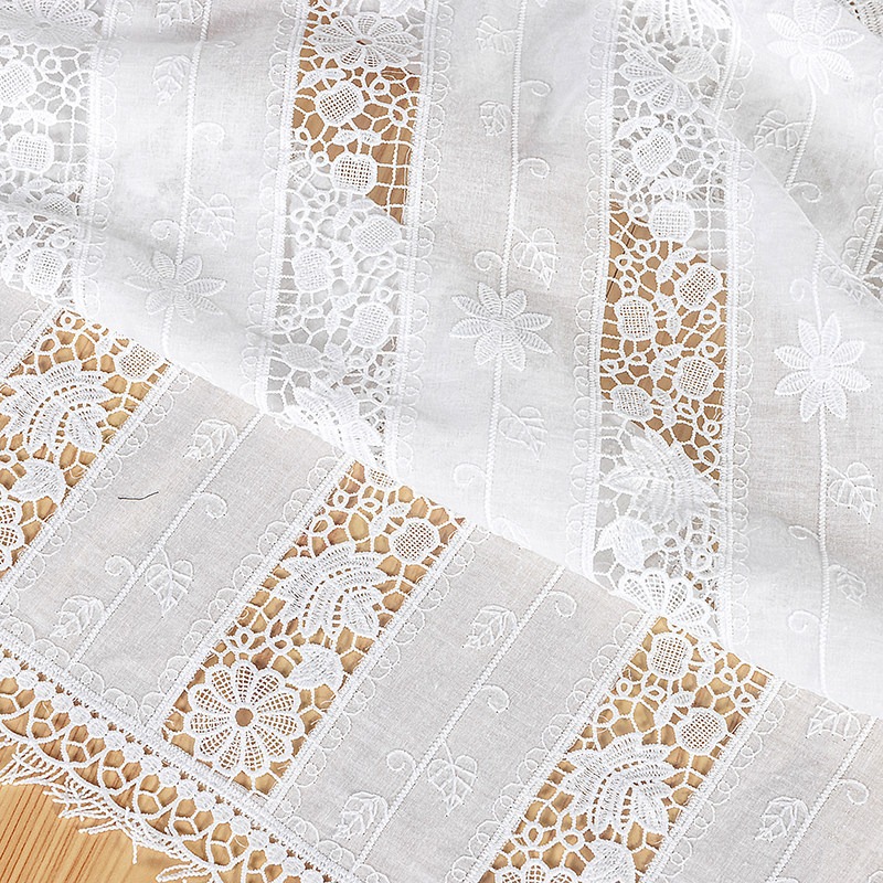 New Cotton Fringe Lace Embroid - Sewing Thread In Textile ulasan dan harga