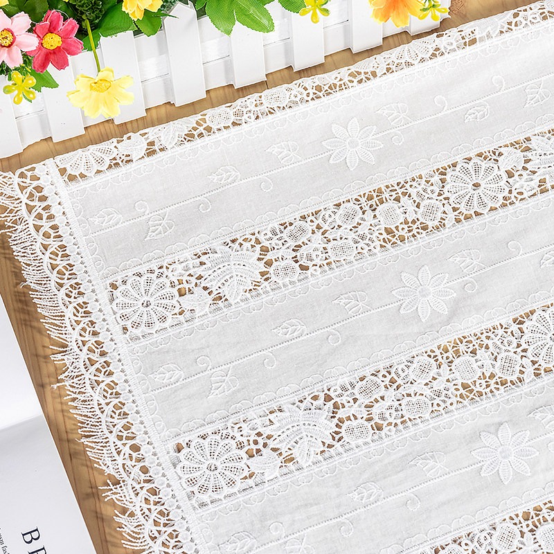 New Cotton Fringe Lace Embroid - Sewing Thread In Textile ulasan dan harga