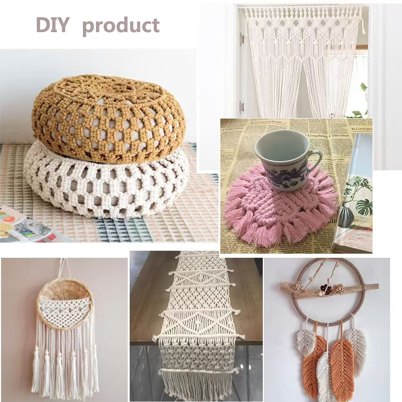 3mm 100M Macrame Cord Rope Cot - Sewing Thread In Textile ulasan dan harga