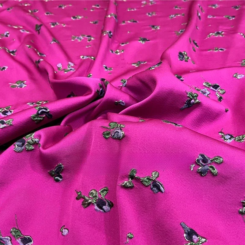 Elegant Gold Thread 3D Embosse - Sewing Thread In Textile ulasan dan harga