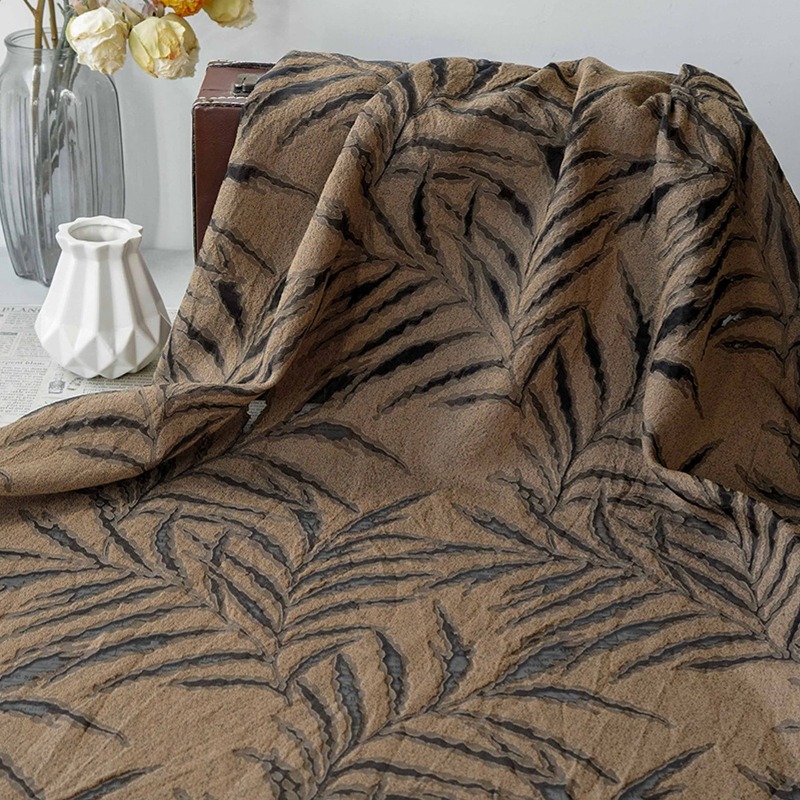 Vintage 3D Embossed Palm Leaf  - Vintage Sewing Textile ulasan dan harga