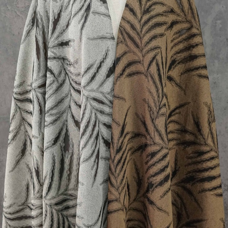 Vintage 3D Embossed Palm Leaf  - Vintage Sewing Textile ulasan dan harga