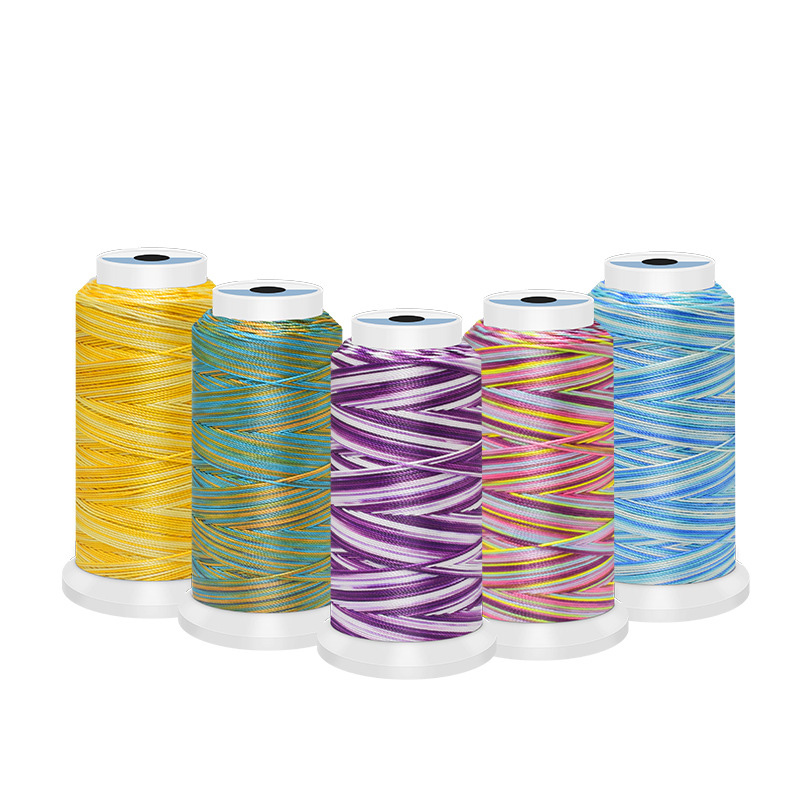 0.5/0.8/1mm Polyester Rainbow  - Sewing Thread In Textile ulasan dan harga