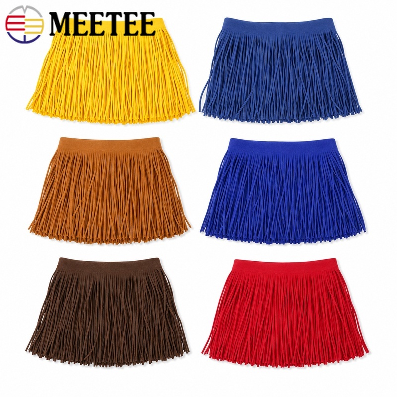 2/4Meters 3mmx15cm Tassel Frin - Sewing Thread In Textile ulasan dan harga